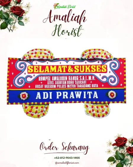 Papan Bunga Ucapan Selamat Glodok